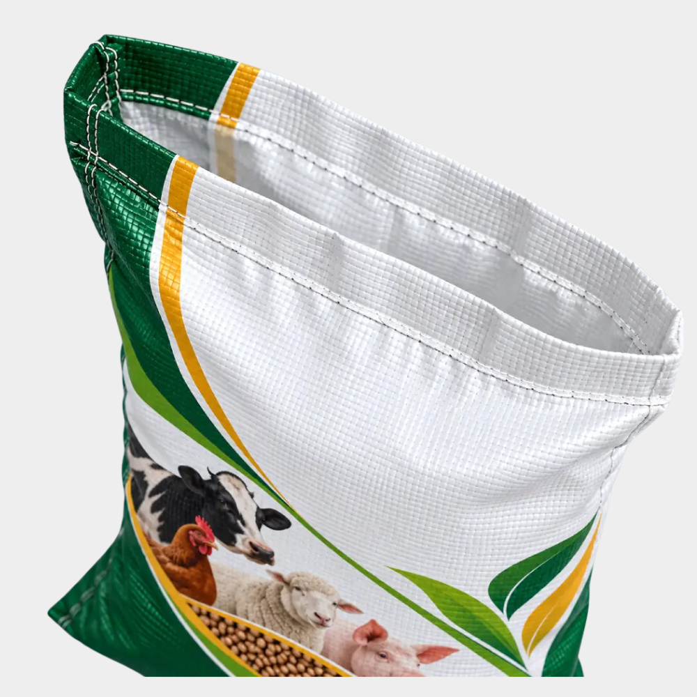 Printed PP Woven Animal Feed Bags