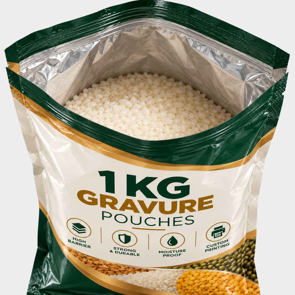 1 KG Gravure Printed Grain Pouches
