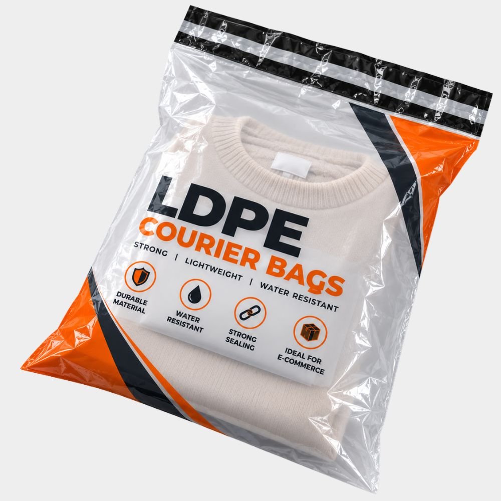 LDPE Courier Bags for Garments
