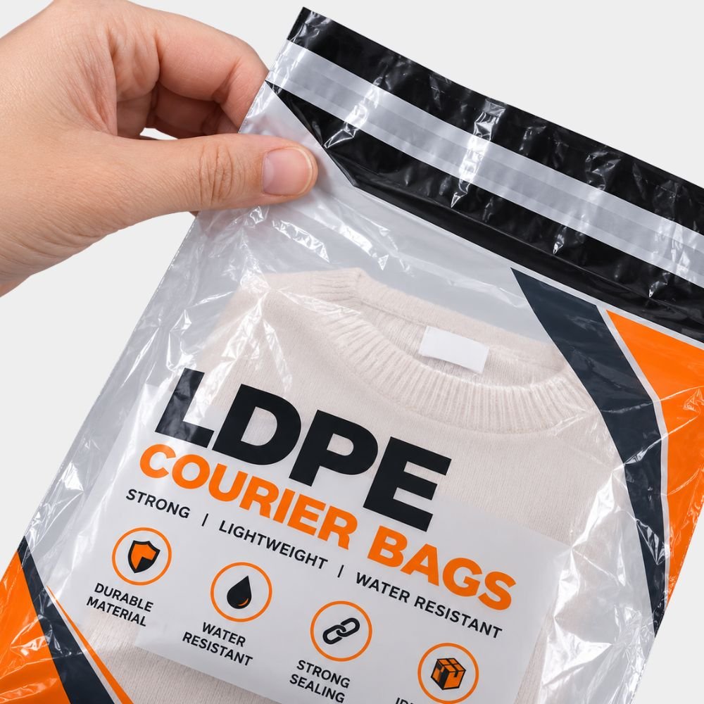 LDPE Courier Bags for Garments